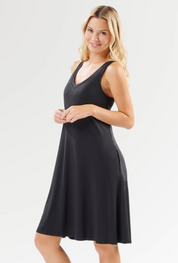 BAMBOO V-NECK NIGHT DRESS