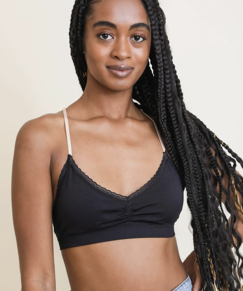 FLORAL BACK BRALETTE