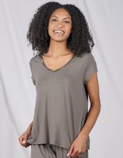 BAMBOO VNECK T