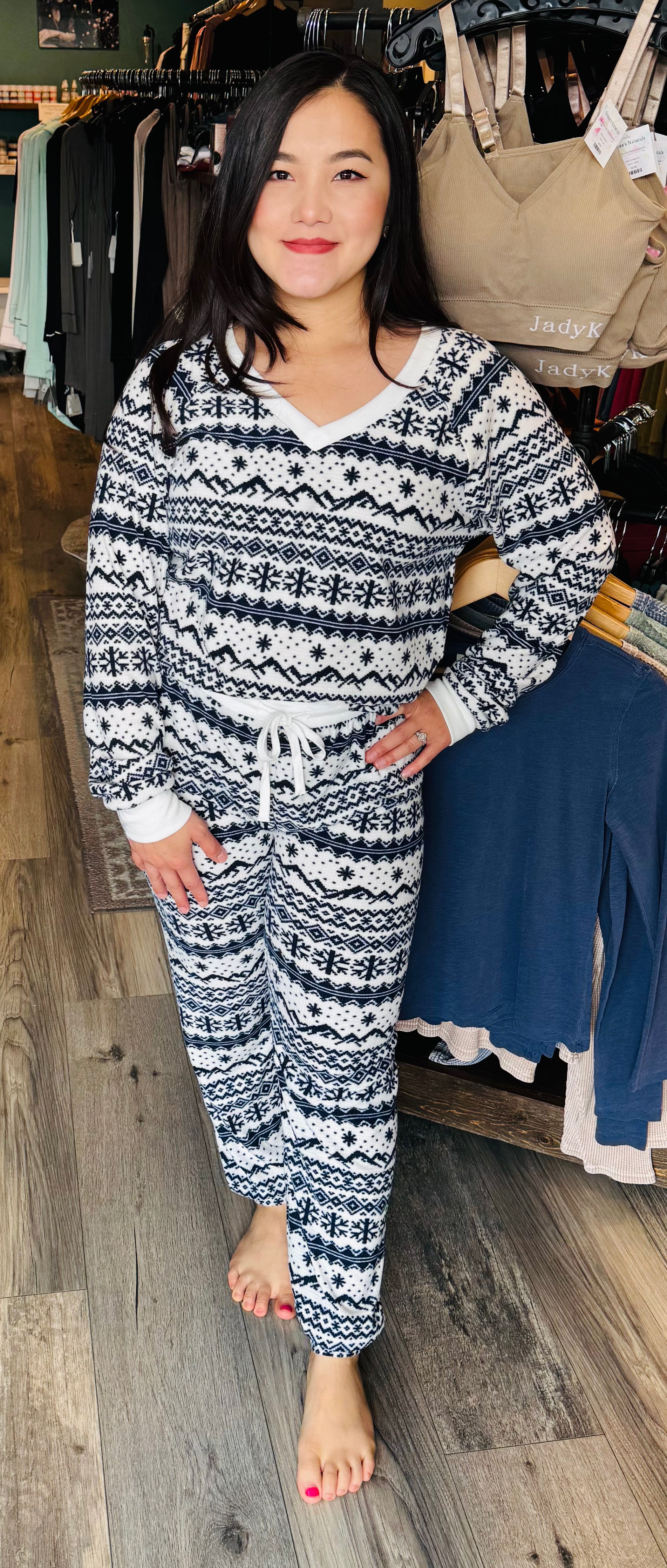 NAVY FAIRISLE